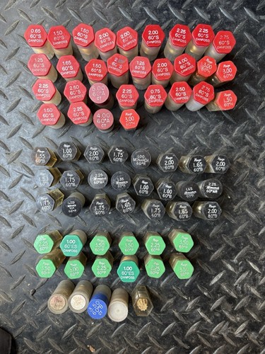 Various oil burner nozzles - oil,