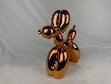 Jeff Koons after Limited Balloon Dog Orange Studio Editions Sculpture & COA