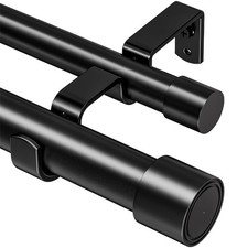 Double Curtain Pole 78-216 Cm