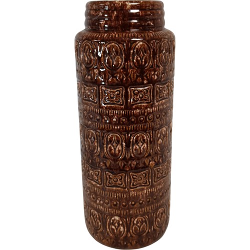 Vintage german ceramic brown - vintage,