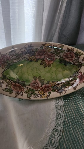 This vintage oval dish a - dish, is