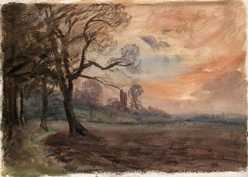 Antique watercolour painting - watercolour,