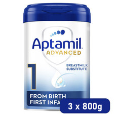 3 x 800g Aptamil Advanced 1 First Baby Infant Milk Formula