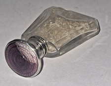 Vintage silver topped smelling - silver,