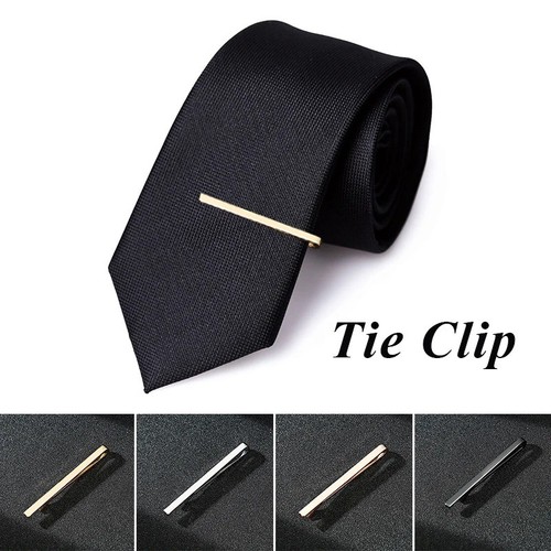 Mens tie clips - men, bar