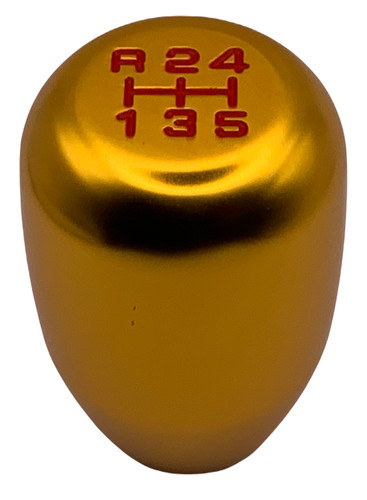 Gold gear shift knob - gear,