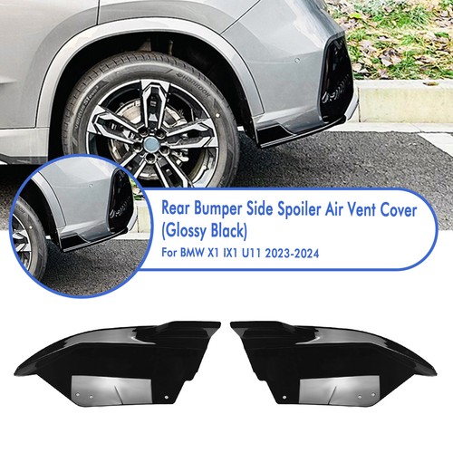 Gloss black rear bumper - rear,