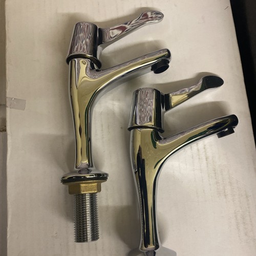Pair high neck basin - high, pillar