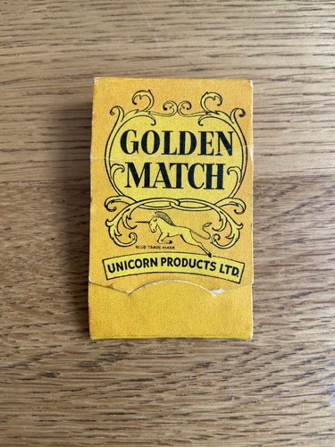 Vintage unicorn golden match - unicorn,