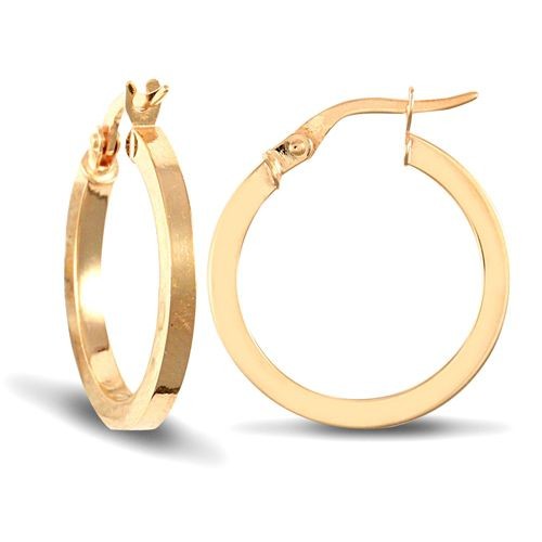 Creole earrings 9ct - earrings,