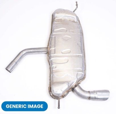 Rear muffler silencer - rear,