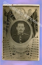 WW1 WAR NORFOLK REGIMENT ARMY SOLDIER PATRIOTIC MILITARY RP PHOTO POSTCARD