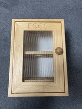 2 TIER WOODEN CHICKEN HEN EGG