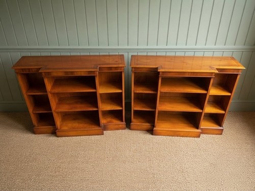 Pair matching vintage yew - pair, of