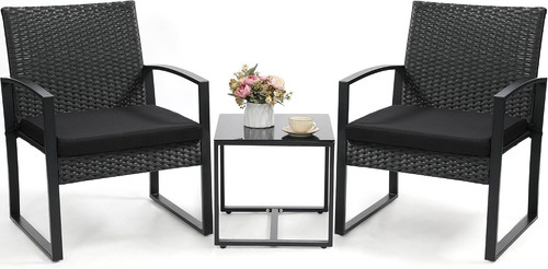 Outdoor piece wicker bistro - wicker,