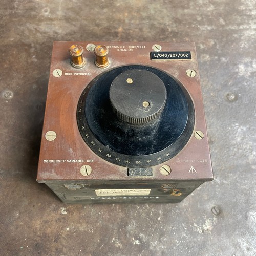 Vintage condenser variable x6f - condenser,