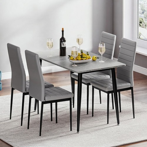 Stylish grey dining table - stylish,