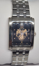 Vintage Bulova Scottish Rite Masonic Watch with Diamond