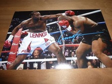 LENNOX LEWIS signed 12X8 MIKE
