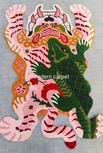 Tibetan tiger rugs - tiger,