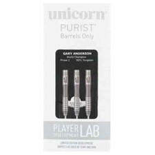 Unicorn Darts Gary Anderson Purist PDL Phase 2 Dart Barrel Set- 22g