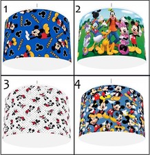 MICKEY MOUSE  Ceiling Light shade  Lampshade 4 DESIGNS IN 2 SIZES 10" 12" 