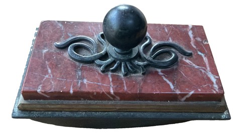 Antique bronze and stone ink - bronze,