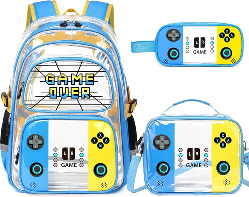 Clear backpack for boys pvc - backpack,