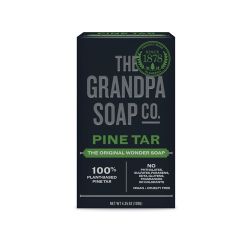 Grandpa pine tar soap - pine,