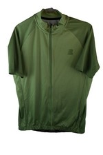 BOARDMAN Green Short Sleeve Cycling Shirt size M Mens Full Zip Casual Outdoors