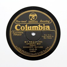 MISSISSIPPI MAULERS "My Angeline / Don't Mess Around" (E+) COLUMBIA 1545-D [78]