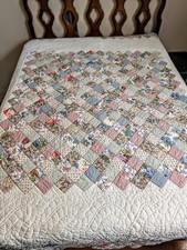 Shabby Chic VTG Queen Hand