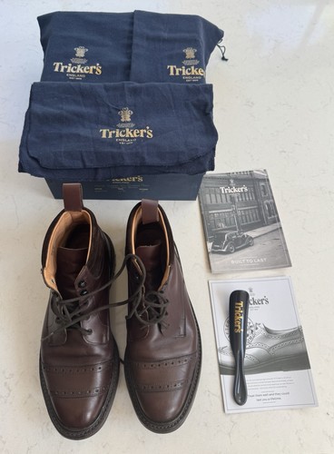 New box brown trickers - box,