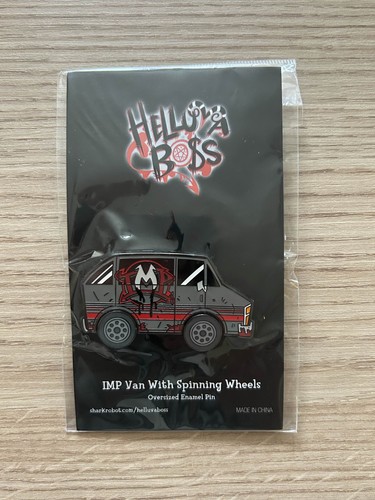 Imp van with spinning - van, wheels
