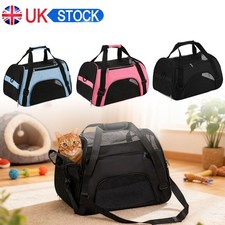 Large Pet Carrier Bag AVC Portable Soft Fabric Folding Dog Cat Puppy Travel UK