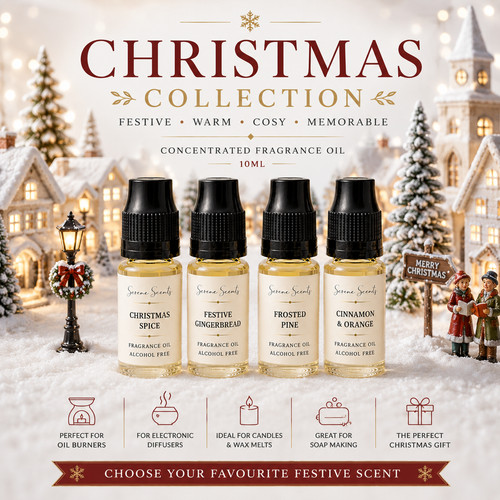 Christmas fragrance oils 10ml - christmas,