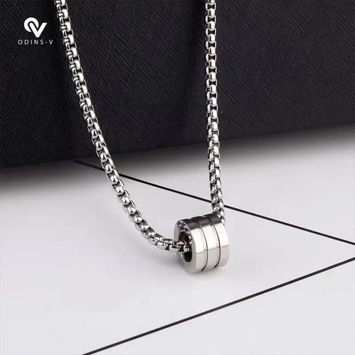 Hoop ring necklace pendant - 3,