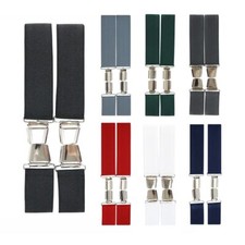 Adults Mens Suspenders Plain