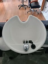 OLYMP Hair Salon Backwash Chair Ceramic Sink Shampoo & Hair Washing Unit