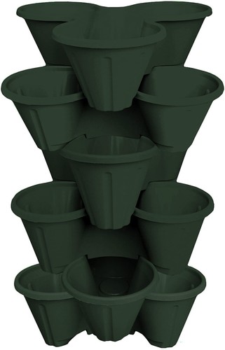 Green trio stacking - trio,