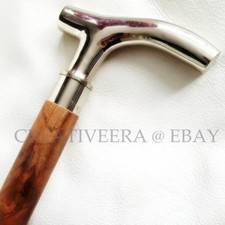 Brass Silver Wooden Walking