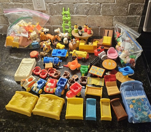 Vintage fisher price items - fisher,