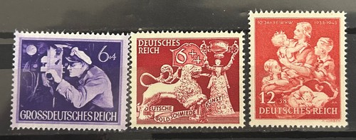 German stamps reich officials - german,
