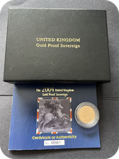 2004 Proof Full Gold Sovereign