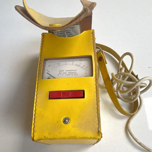 Vintage handheld analogue - analogue, test