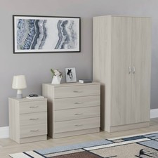 2Door Wardrobe Wooden Bedroom