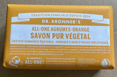Bronner pure castile soap - dr,