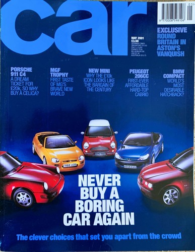 Car magazine may 2001 aston - car,