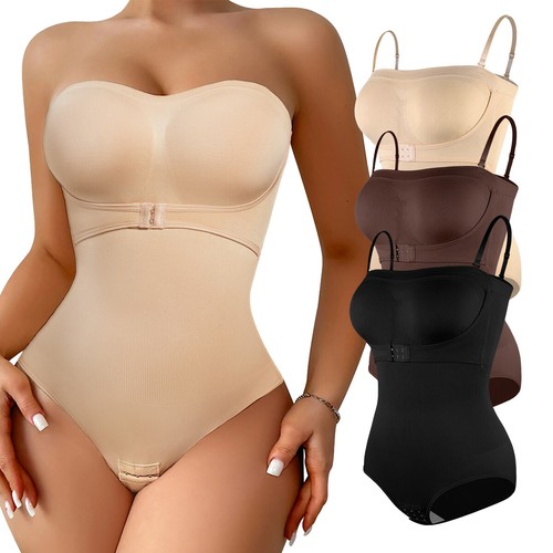 Strapless shapewear bodysuits - shapewear,