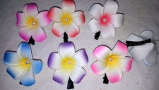 Joblot 50 Women Girls Plumeria Flower Foam Hair Clip  New Wholesale